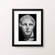 Famous Black And White Art Prints Alexander The Great Photo Print Sculpture Photo Statue Portrait Classical Art Museum Photography Bust Photography Famous Portrait Art Classical Art Museum Photography Portrait Art