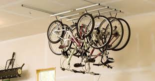 Pulleys easily and quickly lift your bike.features: How To Indoor Bike Storage Garage Ceiling