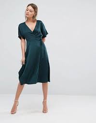 New Look New Look Wrap Front Midi Dress Fashion Dresses Latest Fashion Clothes