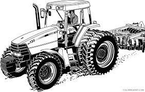 Our coloring pages are free and classified by theme , simply choose and print your drawing to color for hours! Realistic Tractor Coloring Pages Printable Coloring4free Coloring4free Com