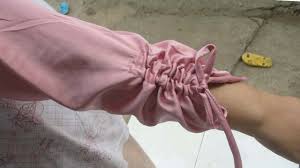Cara Menjahit Lengan Baju Yang Ujungnya Bisa Di Serut Lengan Baju Lengan Menjahit