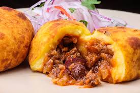 Papa Rellena From The Fb Page Of Gaston Acurio Peruvian Recipes Peruvian Cuisine Peruvian Dishes