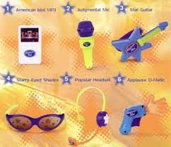 Mcdonald S Happy Meal Toy 2007 American Idol Judgmental Microphone 2 Happy Meal Toys American Idol Happy Meal Mcdonalds