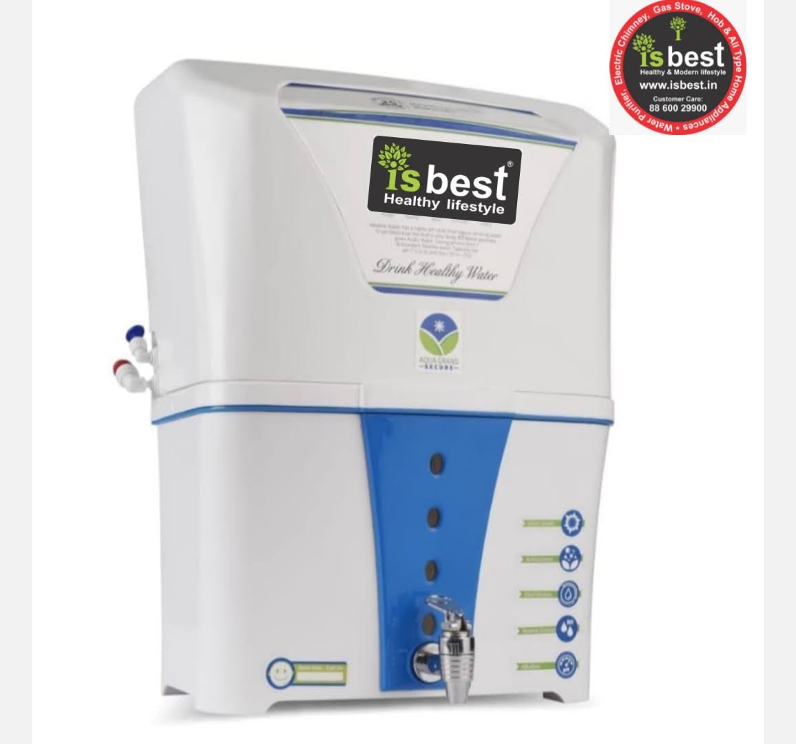 White colour RO Water purifier product image
