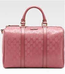 Gucci Pink Joy Boston Bag Gucci Handbags Leather Hobo Bag Burberry Handbags