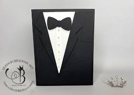 How to make a suit card. Suit Tie Dies Tuxedo Card Queen B Creations