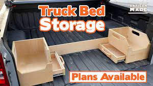 The width near the cab and the width near the tailgate might be slightly different. How To Make A Truck Bed Storage System Pickup Bed Organizer Diy Woodworking Youtube