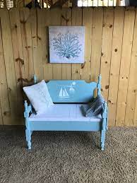 We have beautiful coastal bedroom, patio, living room, and dining room furniture that you can put in any house on the coast. Coastal Bench From Headboard And Footboard In 2020 Headboard Benches Coastal Interiors Headboard And Footboard