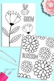 Free color page for moms and adults, choose from more than 250 color pages. Printable Flower Coloring Pages