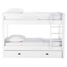 Lit Superpose Enfant Blanc Newport Maisons Du Monde White Bunk Beds Bunk Beds Bed With Drawers
