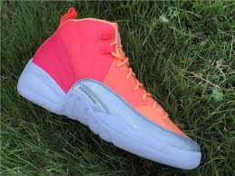 Air Jordan 12 Retro Black And Orange Ladies Jordan 12 Retro Sunrise Hot Punch Gs For Women Air Jordans Jordans Air Jordan Shoes