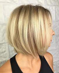 Blonde Bob With Roots Fade Bobs For Thin Hair Haircuts For Fine Hair Thin Hair Haircuts