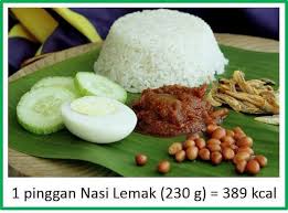 Kepingan ayam goreng 290 kalori. Kalori Dalam Nasi Lemak Faizah Delaisya Enterprise