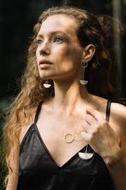 Sunmoon Stud-dangle Long Earrings*silver Earring*stud Earring*long  Earring*earring for Women (STE0013)