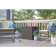 Durable, spacious design that won't rust or rot. Rubbermaid Patio Storage Target