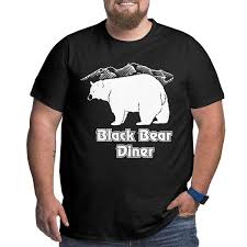 Amazon Com Black Bear Diner Logo Mens Plus Size T Shirt