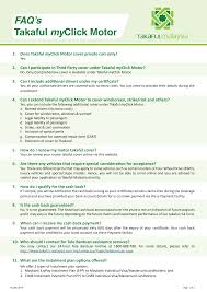 Widest range of mobile & tablets, home appliances, tv, audio, home & living at lazada | best prices ? Https Online Takaful Malaysia Com My Documents Takaful Myclick Motor Faq Pdf