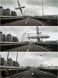 The federal aviation administration, also as a precaution, banned aircraft flying below 1,500 feet and within a mile of the building after the crash, said faa spokeswoman diane spitaliere. Transasia Plane Crashes In Taiwan River Killing At Least 23 People Taiwan The Guardian
