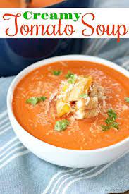 Creamy Tomato Soup Recipe Creamy Tomato Soup Tomato Soup Recipes Canned Tomato Soup