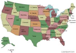 What a great way to easily differentia Test Your Geography Knowledge Usa States Quiz Lizard Point Quizzes