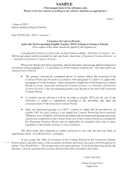 Your appointment will take effect on start date. Http Www Edb Gov Hk Attachment En Sch Admin Admin About Sch Staff Net Scheme Specimen Letter Extension 20of 20contract 20period Primary 20schools Pdf