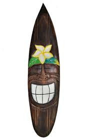 Comment accrocher un cadre au mur. Ce Produit Est De Nouveau En Stock Sur Www Deco Us Com Grande Planche De Surf Bois Fonce 100cm Deco Tiki Hibiscus Planche De Surf Hibiscus Fleurs Hibiscus