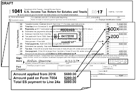 3 11 14 Income Tax Returns For Estates And Trusts Forms