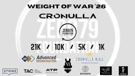 Weight of War Run Cronulla - Zero79 Team