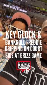 Key Glock and Bankroll Freddie Performance at Memphis Grizzlies Game