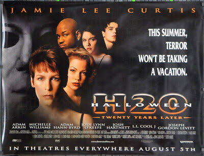 Halloween H20 1998 ORIGINAL 46X60 ROLLED SUBWAY MOVIE POSTER JAMIE LEE  CURTIS | eBay
