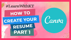Www.canva.com #viral #trending #best resume. How To Create Your Resume On Canva Taglish Part 1 Learnwithkt Youtube