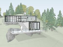 The All New Sketchup 2020 Is Here Now You Can Learn All About What You Get In Sketchup 2020 And How In 2020 Sloping Lot House Plan Hillside House Architecture House