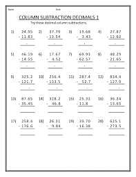 All the worksheets are having their corresponding. Printable Online Worksheets Subtraction Worksheets Grade 5 Math Worksheets Printable Math Worksheets