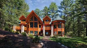 1.6 mi to chain o' lakes center. The Log Home Built For An Anniversary