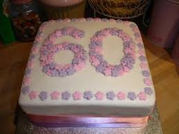 Cream Square Birthday Cake Designs For Men 20 Elegant Image Of 60th Female Birthday Cakes 60th Female Birthday Cakes Square 60th Birt Square Birthday Cake 60th Birthday Cakes Birthday Cake Decorating