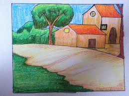 Scenery Drawing And Coloring For Kids Youtube Learn how to draw a landscape with mountains, hills and trees scenery. scenery drawing and coloring for kids