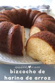 Bizcocho De Harina De Arroz Sin Gluten En 2020 Harina De Arroz Harina Reposteria Sin Gluten