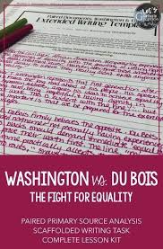 Booker T Washington W E B Du Bois Both Fought For African American Civi Black History Month Lesson Plans Black History Month Lessons Primary Sources Lesson
