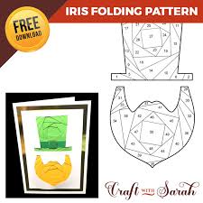 The craft person folds a variety of colored papers. 50 Free Iris Folding Patterns Craft With Sarah