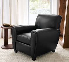 Our leather chairs include big and tall options with ergonomic adjustments. Manhattan Square Arm Leather Armchair Pottery Barn