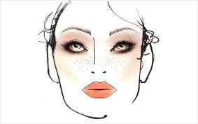 Mac Face Chart Beauty Makeup Face Charts Mac Face
