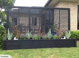 Fences are the usually the first solution potted plants such as arborvitae or clumping bamboo can be positioned to create a green screen. 43 Super Ideas Garden Fence Privacy Screens Planter Boxes Boxes Fence Garden Ideas Planter Privacy Screen Patio Trellis Backyard Privacy Outdoor Privacy