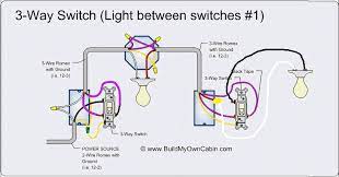 Connected two three way switchs. Wiring Diagram Two Light Switches One Power Source