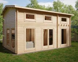 Holzhaus Sweden D Mit Schlafzimmer Und Schlafboden 30m2 6 X 4 M 70mm Gartenarbeit Wooden House Modern Cabin Decor House