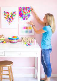 You need this diy inspiration board in your life right now. Diy Craft Room Wall Art Idea Design Improvised