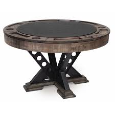 Vienna Round Two In One Poker Table Set Round Poker Table Game Room Tables Poker Table