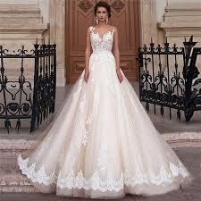 Wir empfehelen ihnen auf dieser seite brautkleider mit ärmel. Erstaunlich Spitze Appliques Weiche Tull Brautkleider Brautkleider Mit Band Benutzerdefinierte Armellose Prinzessin Garten Hochzeit Tragen Formale Wedding Dresses Aliexpress