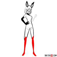 😁 💟 thanks for watching! How To Draw Rena Rouge Ladybug Sketchok Easy Drawing Guides
