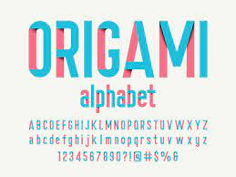 Folded Font Images Browse 8 624 Stock Photos Vectors And Video Adobe Stock
