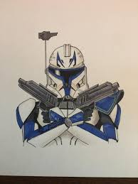 Captain Rex Drawing Star Wars Drawings Star Wars Art Star Wars Fan Art